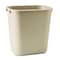 Rubbermaid Commercial 3.5 gal. Rectangular Trash Can FG295500BEIG - alternate 1